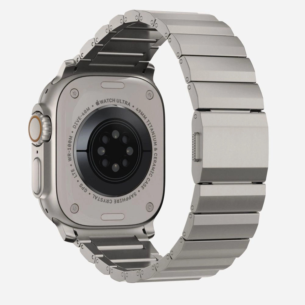 Tech-Protect SteelBand til Apple Watch 4 / 5 / 6 / 7 / 8 / 9 / SE / Ultra 1 / 2 (42/44/45/49 mm) - titanium