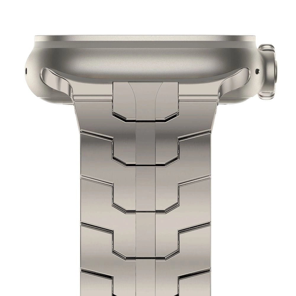 Tech-Protect Stainless Line armbånd til Apple Watch 4 / 5 / 6 / 7 / 8 / 9 / SE / Ultra 1 / 2 (42/44/45/49 mm) - titanium