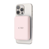 Tech-Protect LifeMag PB11 Powerbank med MagSafe 10000mAh 15W USB-C port - lyserød + USB-C kabel