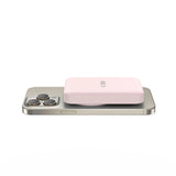 Tech-Protect LifeMag PB11 Powerbank med MagSafe 10000mAh 15W USB-C port - lyserød + USB-C kabel