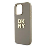 DKNY Wrist Strap Stock Logo Case til iPhone 15 Pro - beige