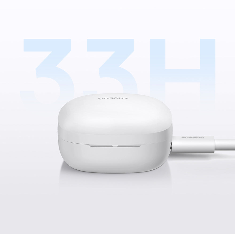 Baseus Bowie E19 TWS In-Ear Wireless Headphones - White