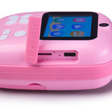 Mini termisk printer til børn med kamera og videokamera - Pink