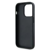 Karl Lagerfeld Diagonal Quilted Script case for iPhone 13 Pro Max - black