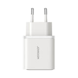 Joyroom JR-TCF15 netværksoplader USB-C / USB-A 30W - hvid