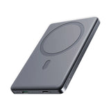Powerbank Joyroom JR-PBM08 5000mAh 20W ultra-tynn med induktiv opladning - grå