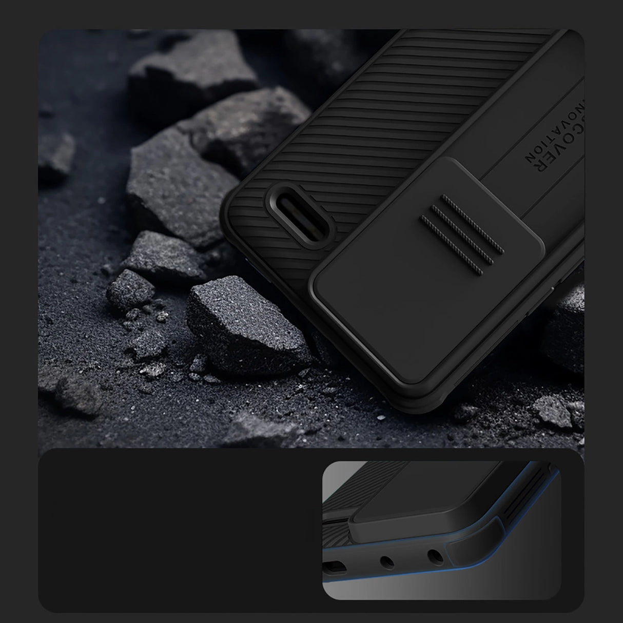 Nillkin CamShield Pro Case til Xiaomi Redmi Note 13 Pro+ 5G - sort