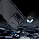 Nillkin CamShield Pro Case til Xiaomi Redmi K60 / K60 Pro / Poco F5 Pro - sort