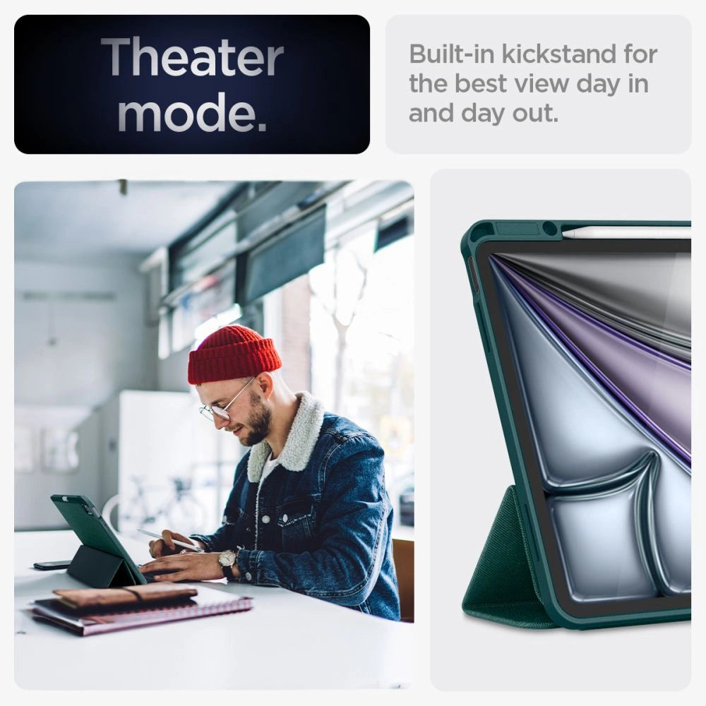 Spigen Urban Fit iPad Air 13" 2024 Case - Grøn
