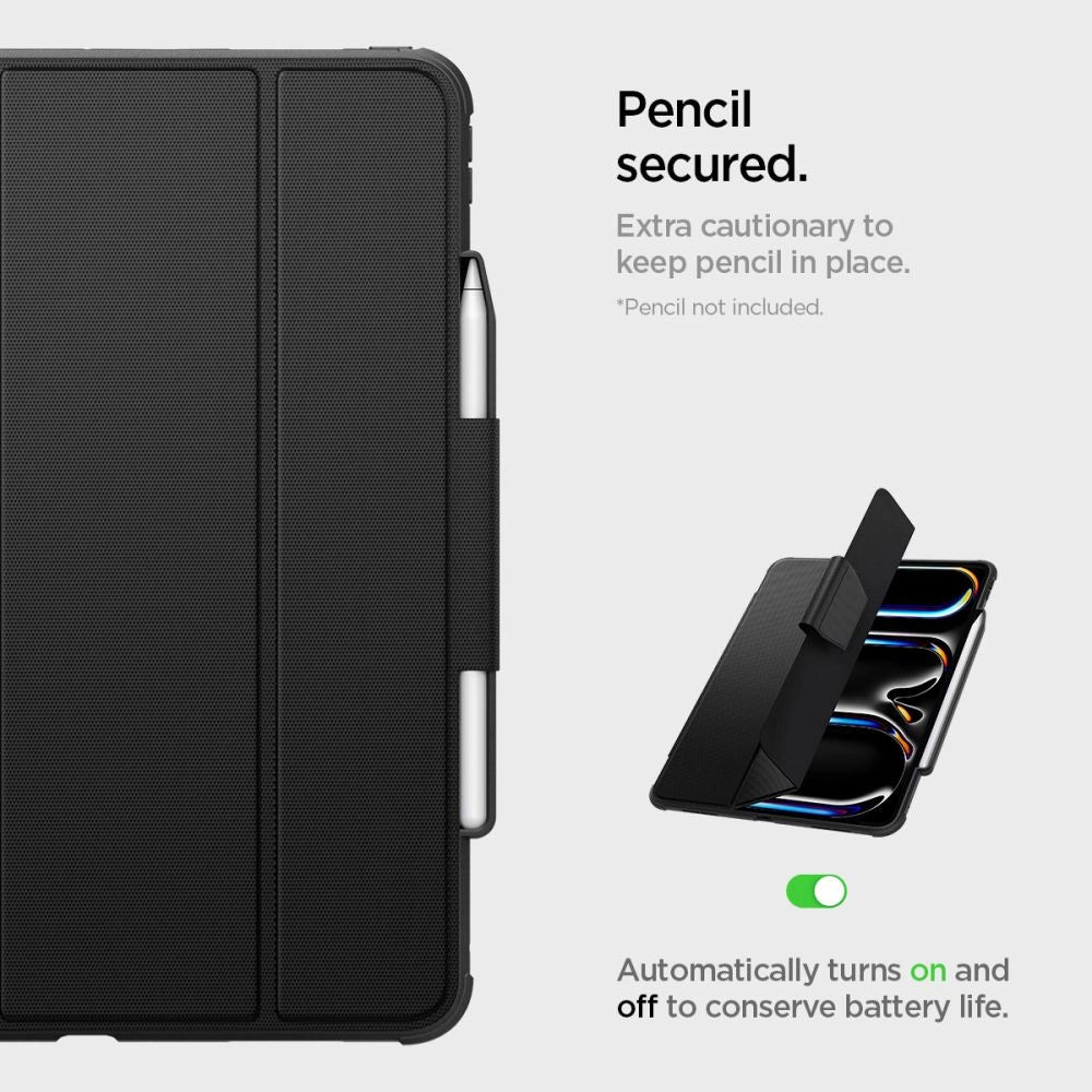 Spigen Rugged Armor Pro Case til iPad Pro 13" 2024 - sort