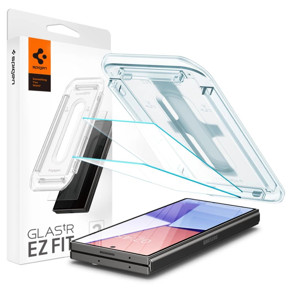 Spigen Glas.tR EZ Fit tempereret glas til Samsung Galaxy Z Fold 6 - 2 stk.
