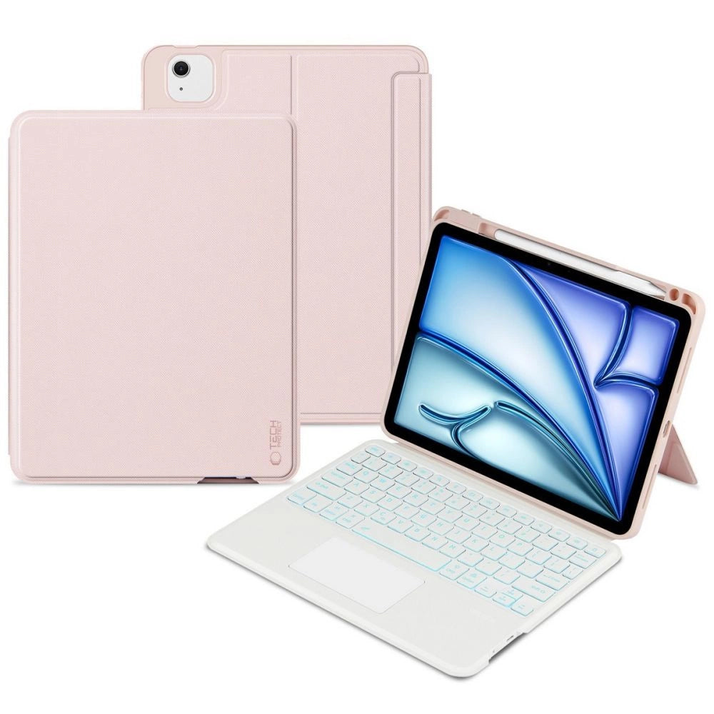 Tech-Protect SC Mag Pen + Keyboard Case til Apple iPad Air 10.9" 4. / 5. generation (2020-2022) / 11" 6. generation (2024) - Pink