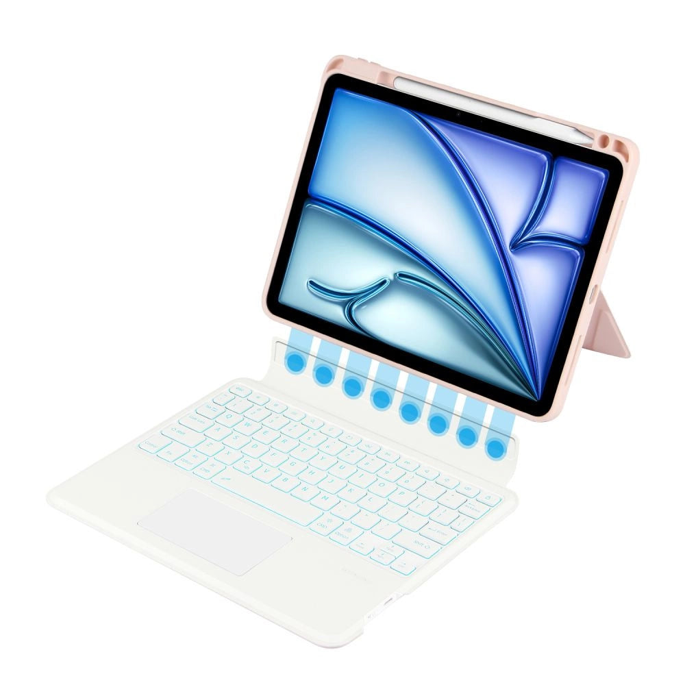 Tech-Protect SC Mag Pen + Keyboard Case til Apple iPad Air 10.9" 4. / 5. generation (2020-2022) / 11" 6. generation (2024) - Pink