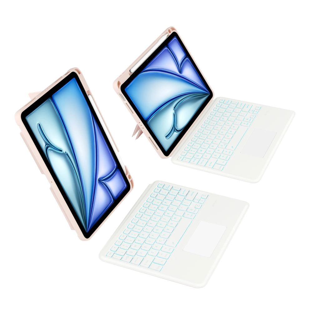 Tech-Protect SC Mag Pen + Keyboard Case til Apple iPad Air 10.9" 4. / 5. generation (2020-2022) / 11" 6. generation (2024) - Pink