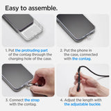 Spigen Universal Strap Set Lanyard og Pendant - sort
