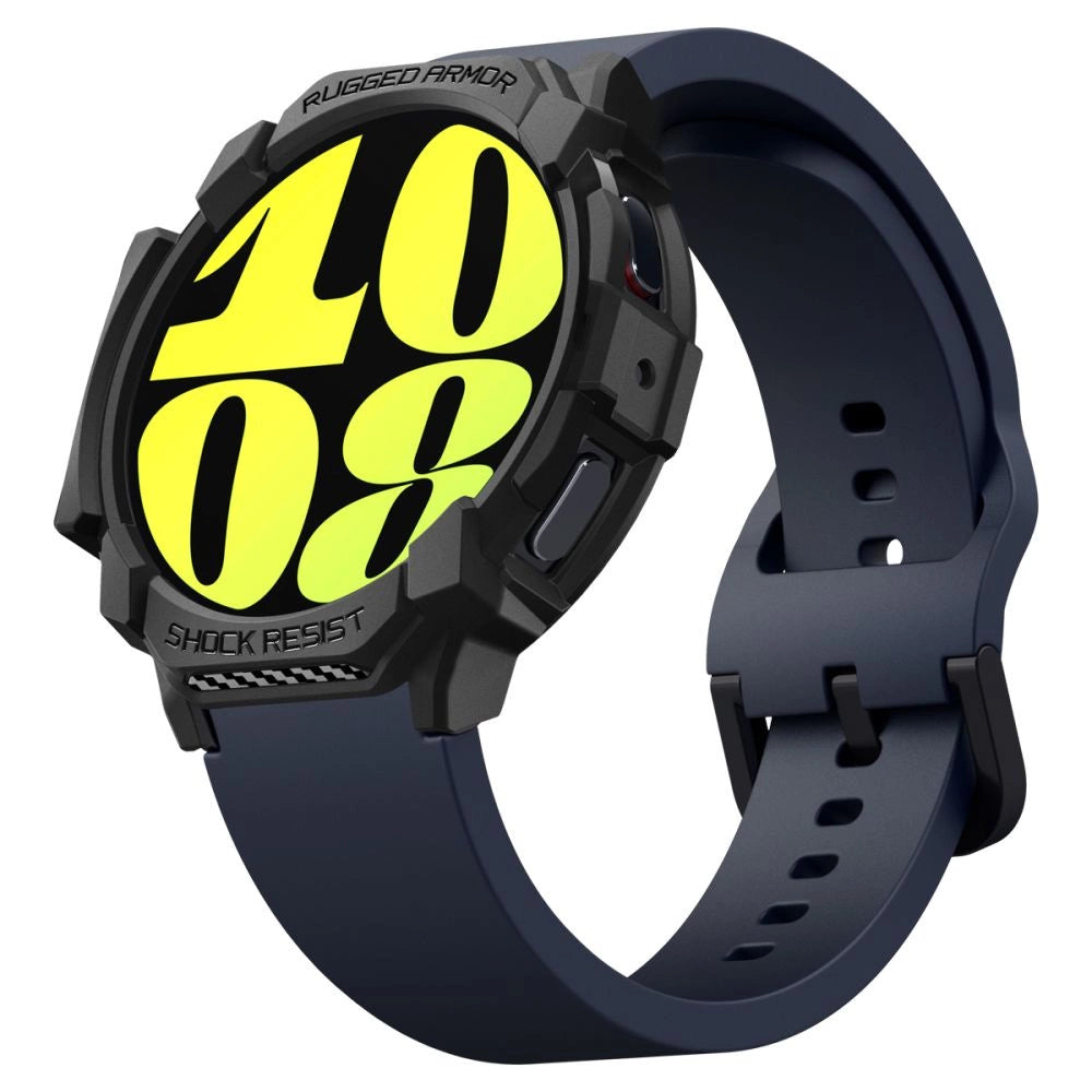 Spigen Rugged Armor Case til Samsung Galaxy Watch 7 (44mm) - Matte Black