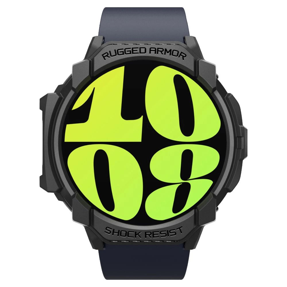 Spigen Rugged Armor Case til Samsung Galaxy Watch 7 (44mm) - Matte Black
