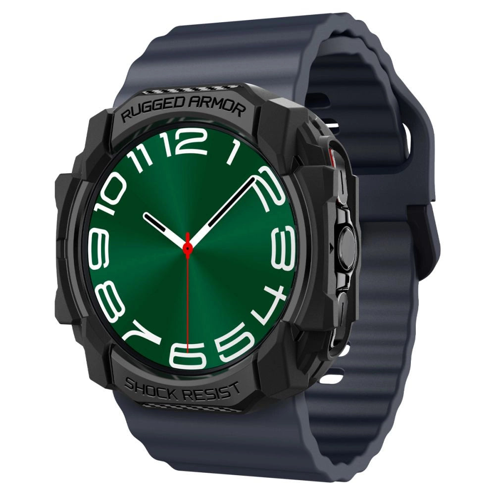 Spigen Rugged Armor Case til Samsung Galaxy Watch Ultra (47mm) - Matte Black