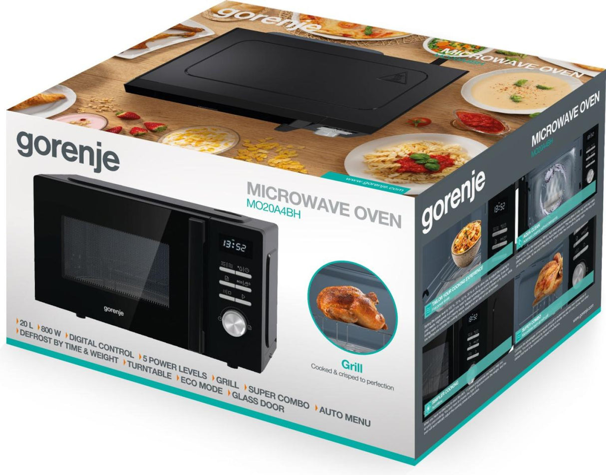Gorenje MO20A4BH 800W 20L Sort