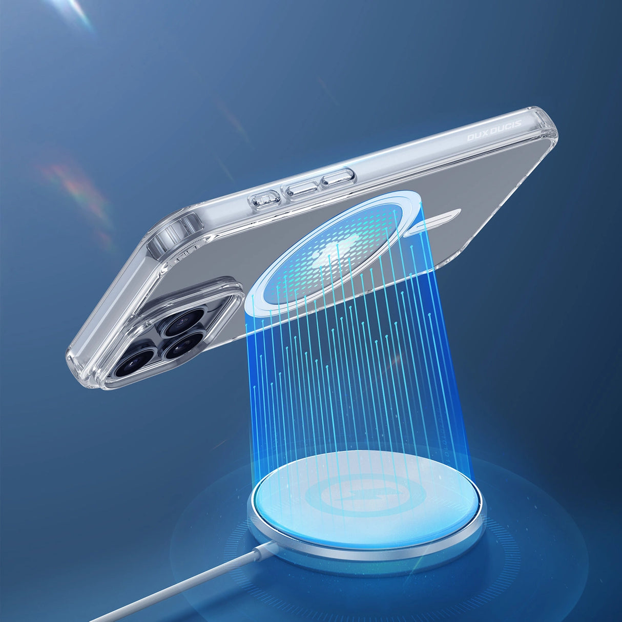 Dux Ducis Clin Mag case with MagSafe for iPhone 16 Pro - transparent