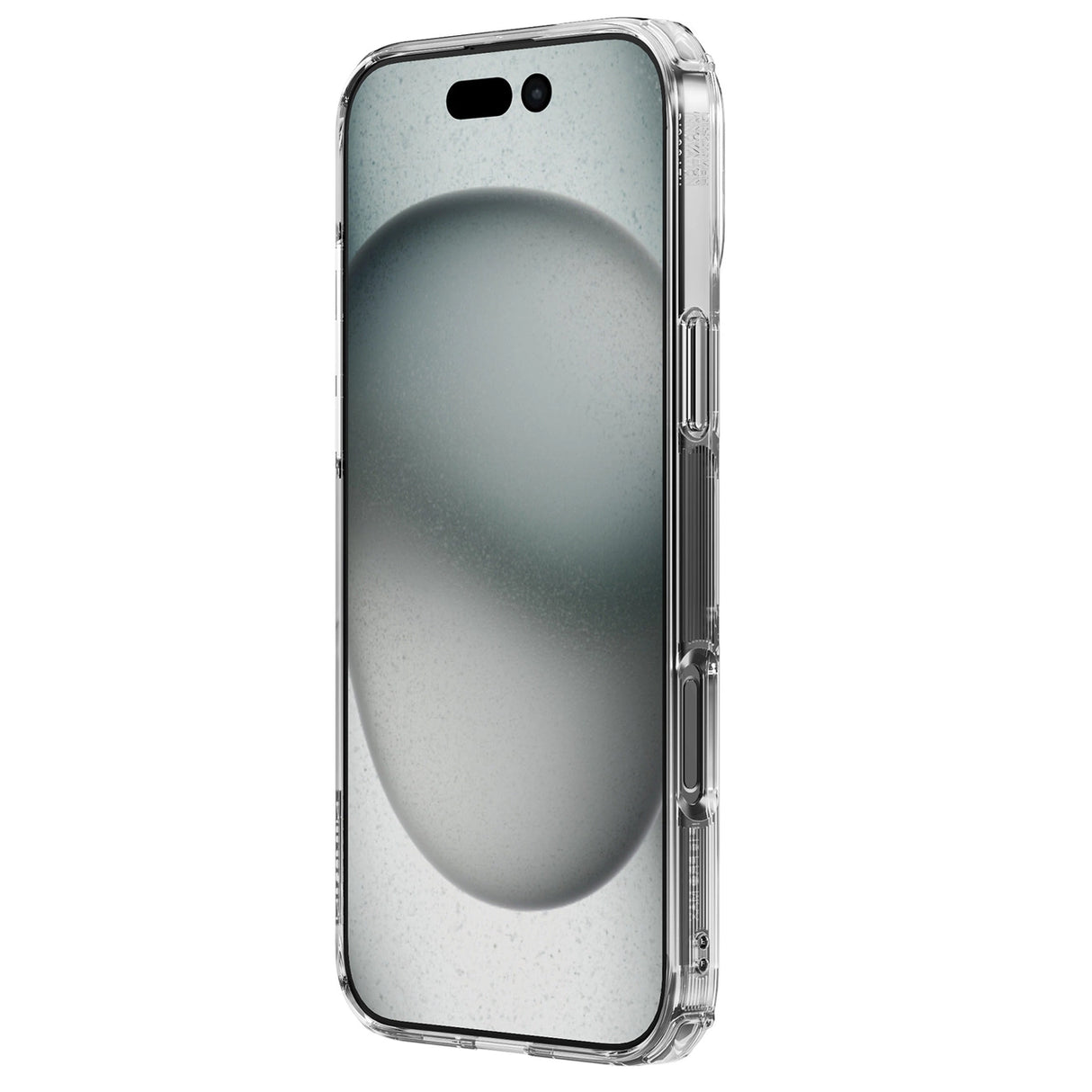 Nillkin Nature Pro Case til iPhone 16 - gennemsigtig og hvid