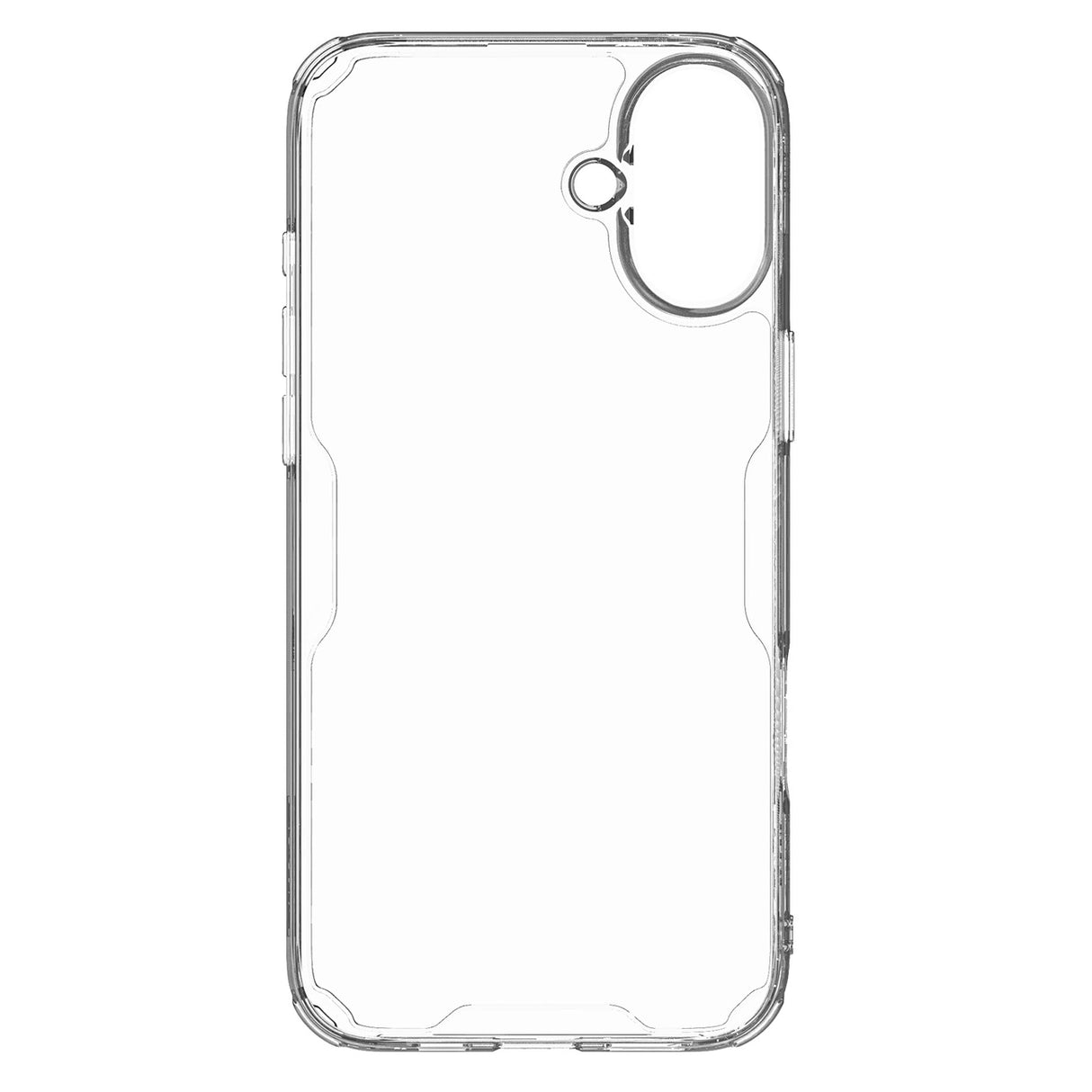 Nillkin Nature Pro Case til iPhone 16 - gennemsigtig og hvid