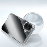 Nillkin Nature Pro Case til iPhone 16 - gennemsigtig og hvid