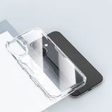 Nillkin Nature Pro Case til iPhone 16 - gennemsigtig og hvid
