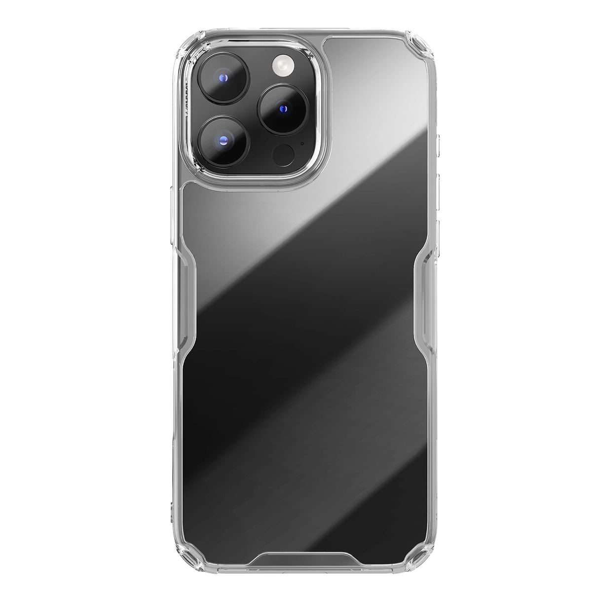 Nillkin Nature Pro Case til iPhone 16 Pro Max - gennemsigtig og hvid
