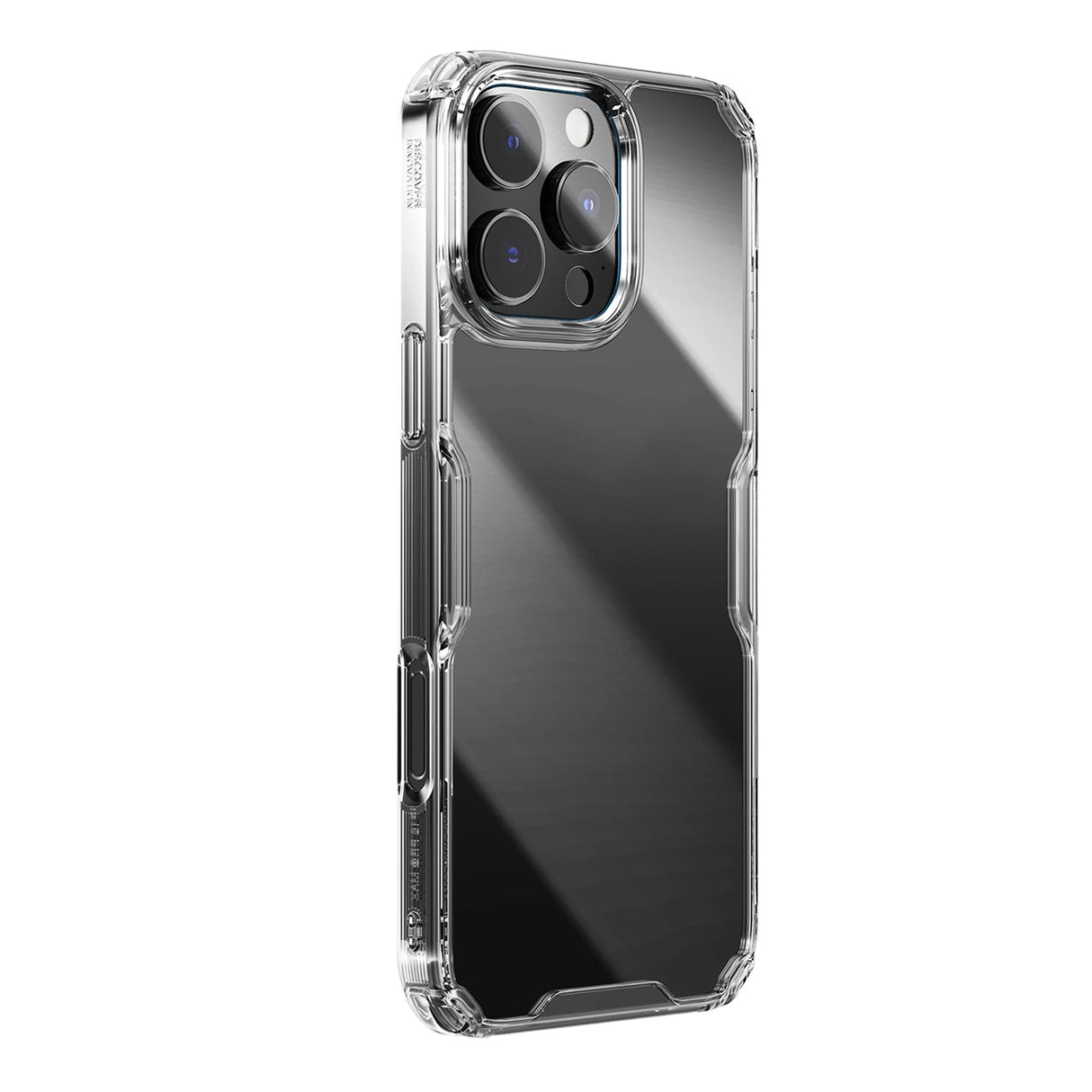 Nillkin Nature Pro Case til iPhone 16 Pro Max - gennemsigtig og hvid