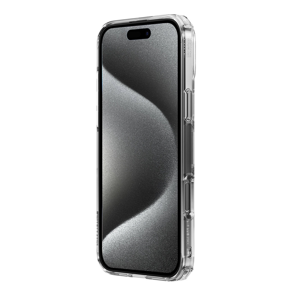 Nillkin Nature Pro Case til iPhone 16 Pro Max - gennemsigtig og hvid