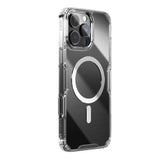 Nillkin Nature Pro Magnetic Case med MagSafe til iPhone 16 - Transparent & Hvid