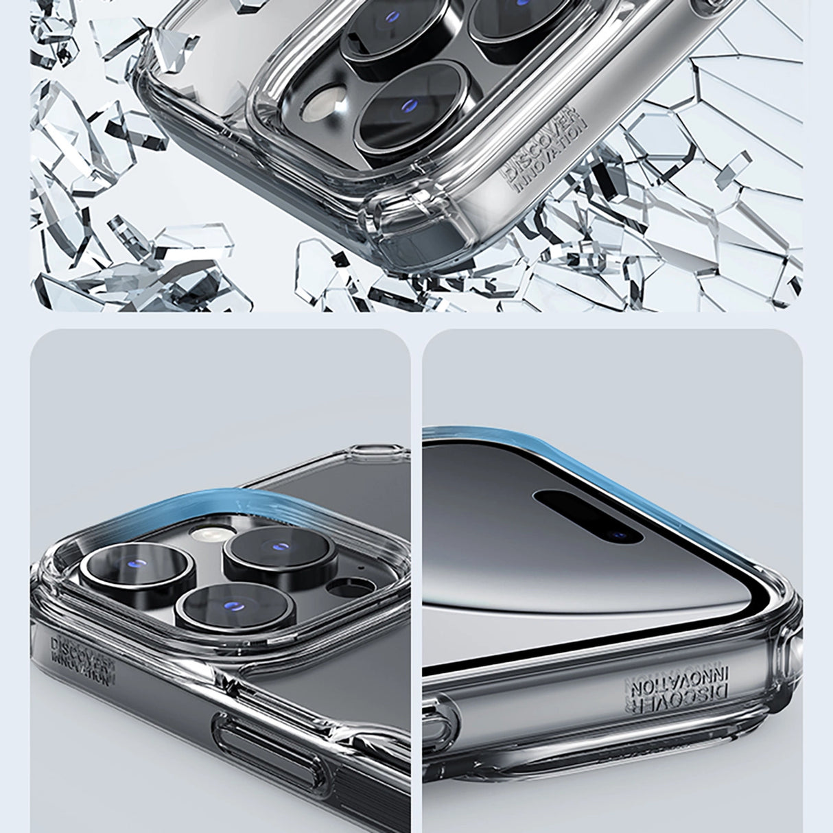 Nillkin Nature Pro Magnetic Case med MagSafe til iPhone 16 Pro - Transparent & Hvid