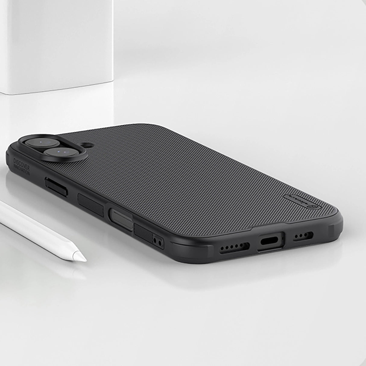 Nillkin Super Frosted Shield Pro Magnetisk Case til iPhone 16 - sort