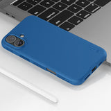 Nillkin Super Frosted Shield Pro-kasse til iPhone 16 - blå