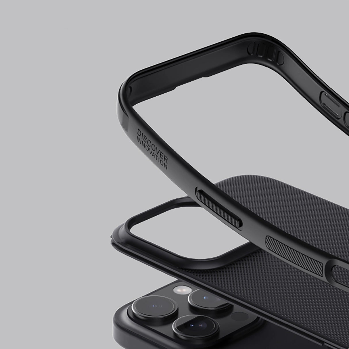 Nillkin Super Frosted Shield Pro-kasse til iPhone 16 Pro - sort