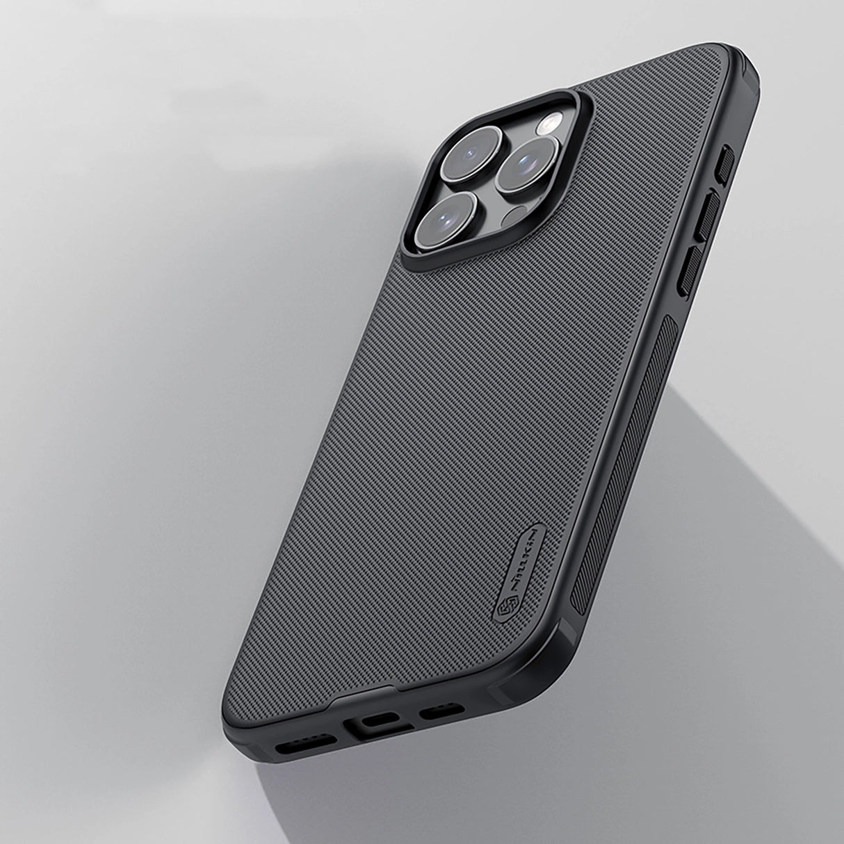 Nillkin Super Frosted Shield Pro-kasse til iPhone 16 Pro - sort