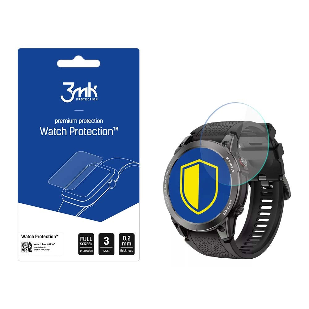 Hybridglas 3mk Watch Protection FlexibleGlass på Manta Activ X