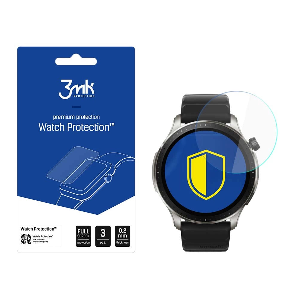 3mk Watch ProtectionTM mod FlexibleGlass hybridglas på Amazfit GTR 4 46 mm