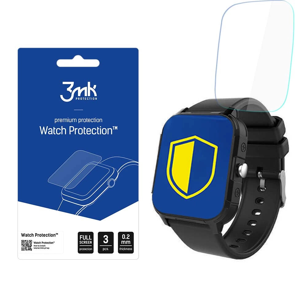 Smartwatch skærmbeskytter Glas 3mk Watch Protection FlexibleGlass for Forever Igo 2 JW150