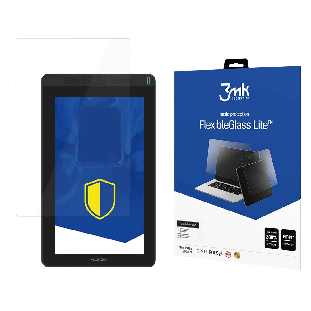 3mk FlexibleGlass LiteTM hybridglas på Huion Kamvas 13