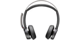 HP Poly Voyager Focus 2 Microsoft Teams Certified USB-C-C Headset +USB-C/A Adapter +Charging Stand