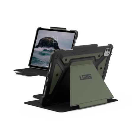UAG Metropolis SE Case med stand og Apple Pencil Holder til iPad Pro 11" 2024 - Grøn