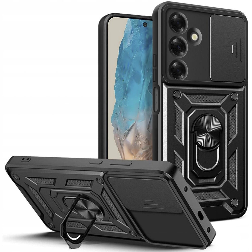 Tech-Protect Camshield Pro Case til Samsung Galaxy M35 5G - sort