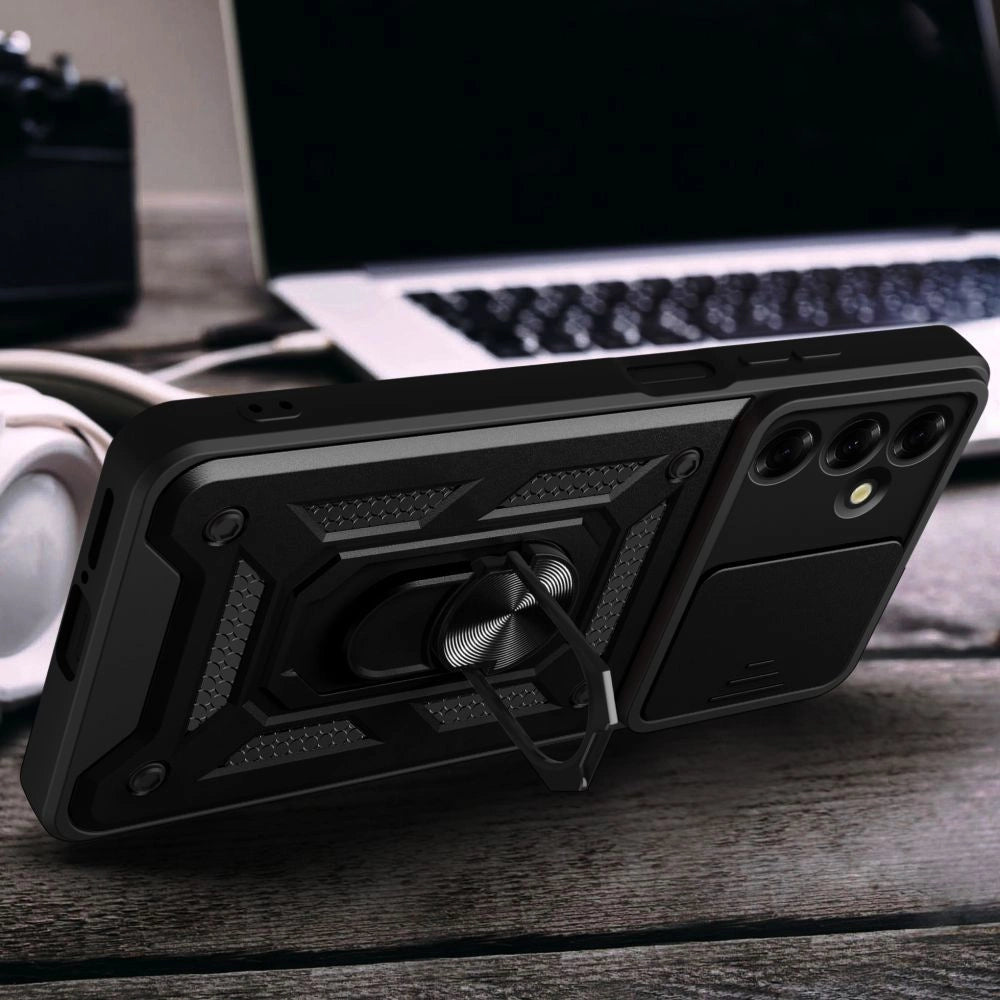 Tech-Protect Camshield Pro Case til Samsung Galaxy M35 5G - sort