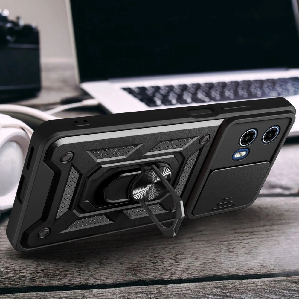 Tech-Protect Camshield Pro Case til Motorola Moto G85 5G - sort