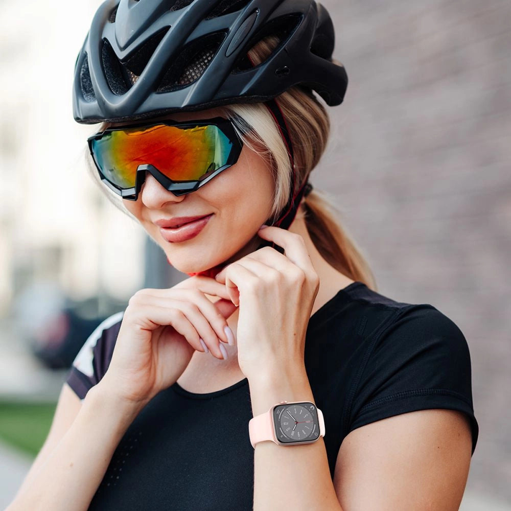 Tech-Protect Silicone Strap til Apple Watch 4 / 5 / 6 / 7 / 8 / 9 / SE / Ultra 1 / 2 (42 / 44 / 45 / 49 mm) - Gul