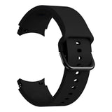 Tech-Protect Silicone Strap til Samsung Galaxy Watch 4 / 5 / 5 Pro / 6 / 7 / FE - sort