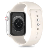 Tech-Protect Silicone Strap til Apple Watch 4 / 5 / 6 / 7 / 8 / 9 / SE / Ultra 1 / 2 (42 / 44 / 45 / 49 mm) - Beige