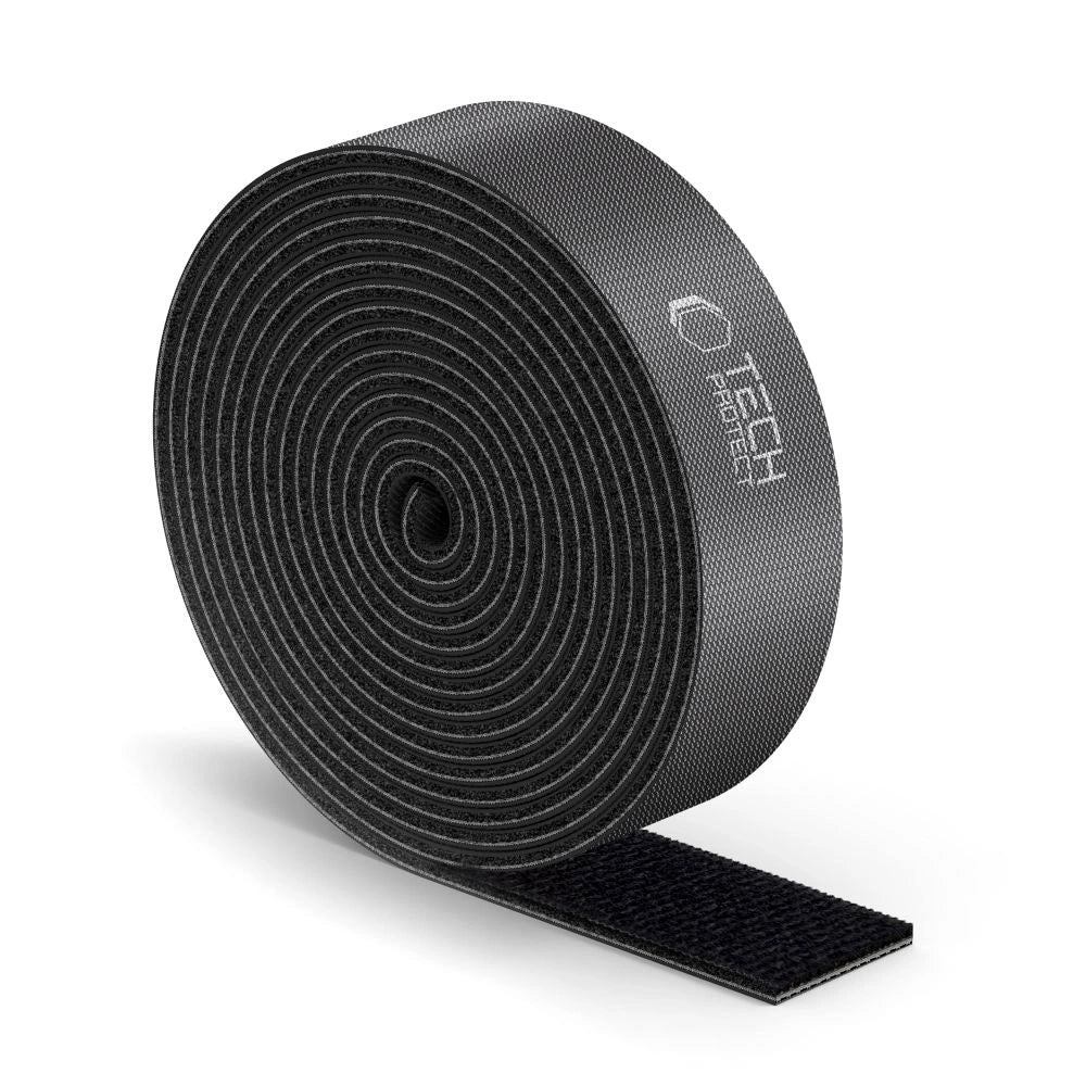 Tech-Protect Velcro Kabel Organizer 3m - sort